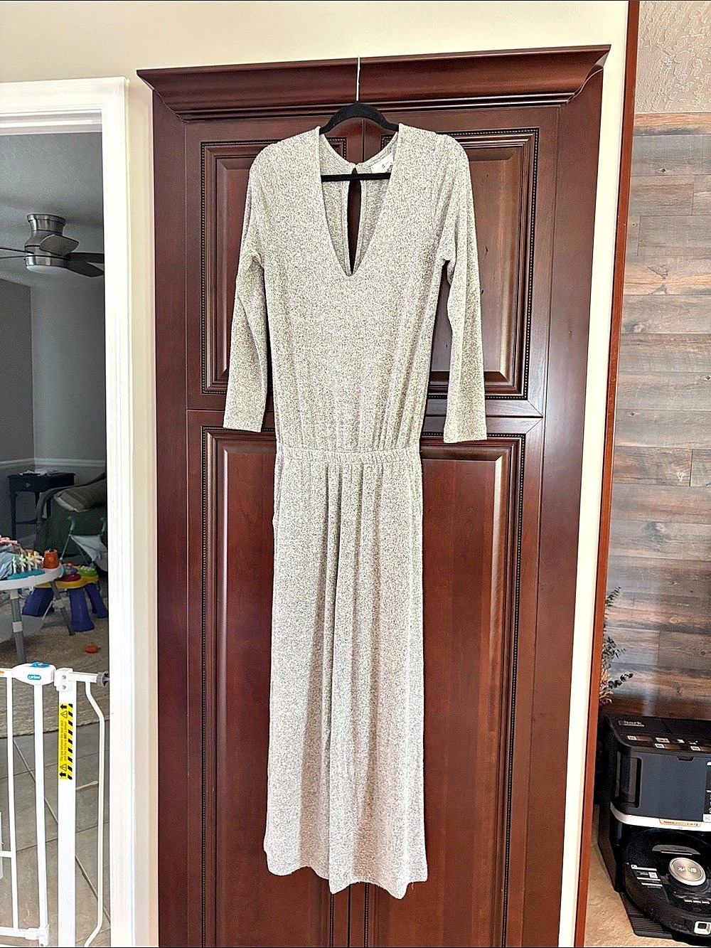Lou & Grey Sweater Pantsuit in Gray Size XS